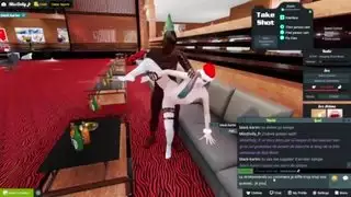ديك رومي أبيض محشو لجزء عيد الميلاد