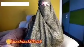 جبهة تحرير مورو الإسلامية التركية في الحجاب مسلم مع كاميرا ويب كبيرة الثدي تسجيل نوفمبر